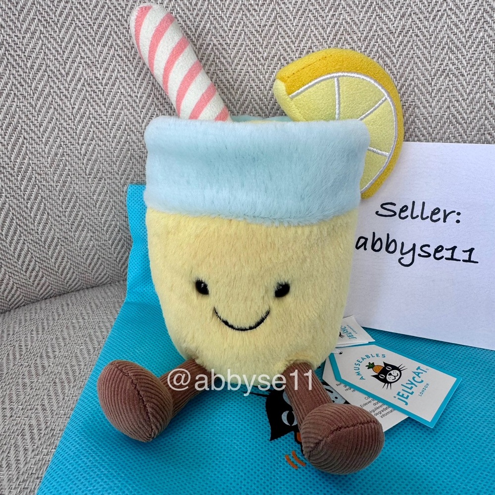 Jellycat Amuseables Lemonade - Authentic - Brand New With Tags - Fast Ship